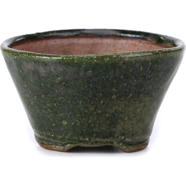 Ronde groene bonsaipot van Bonsai - 75 x 70 x 43 mm