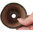 Pot à bonsaï rond vert par Bonsai - 75 x 70 x 43 mm