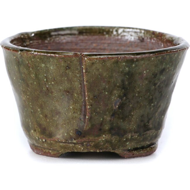 Runde grüne Bonsaischale von Bonsai - 63 x 63 x 37 mm