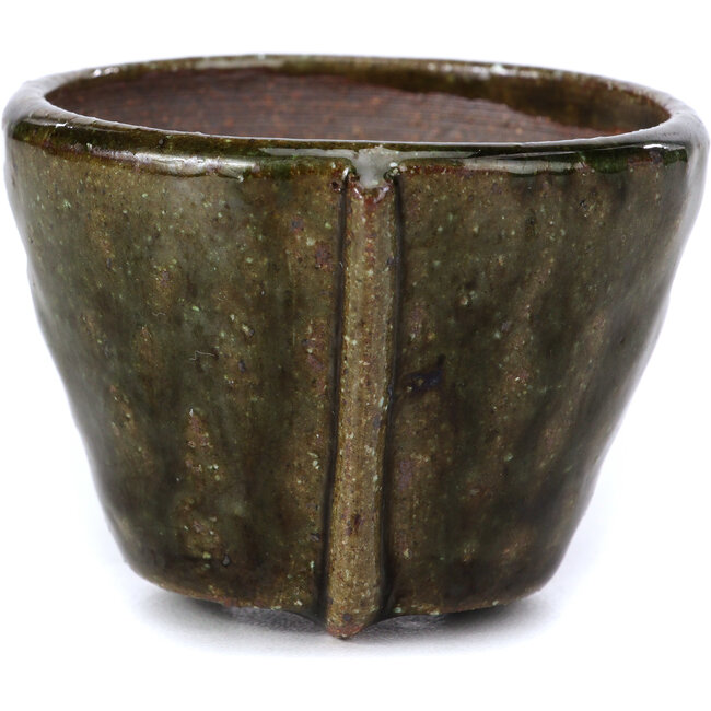 Vaso per bonsai verde rotondo di Bonsai - 63 x 63 x 45 mm