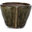 Pot à bonsaï rond vert par Bonsai - 63 x 63 x 45 mm