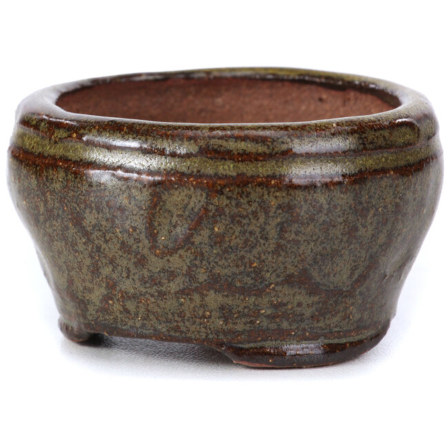 Vaso per bonsai verde rotondo di Bonsai - 58 x 58 x 32 mm