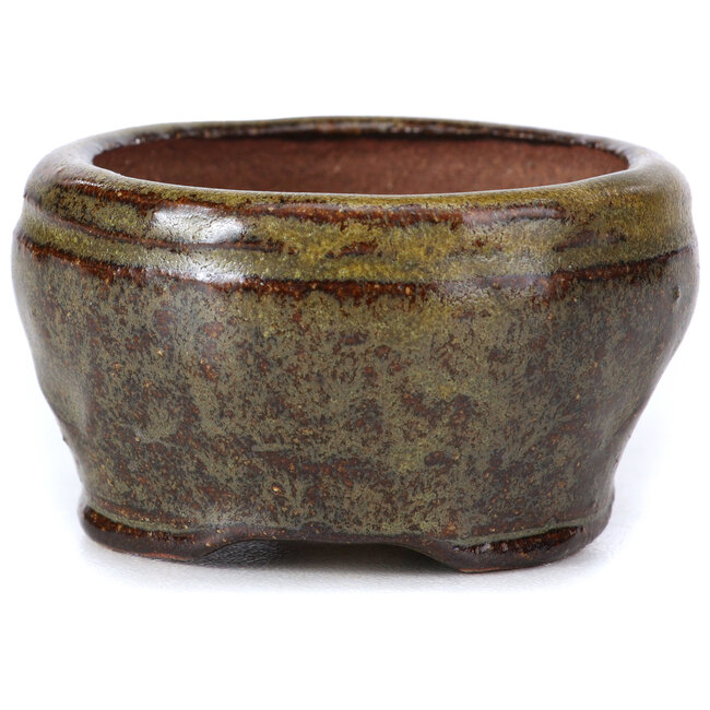 Vaso per bonsai verde rotondo di Bonsai - 58 x 58 x 32 mm