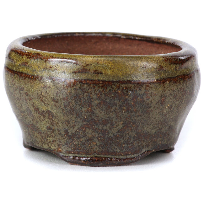 Round green bonsai pot by Bonsai - 58 x 58 x 32 mm