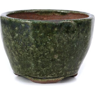 Bonsai 67 mm round green bonsai pot by Bonsai, Japan