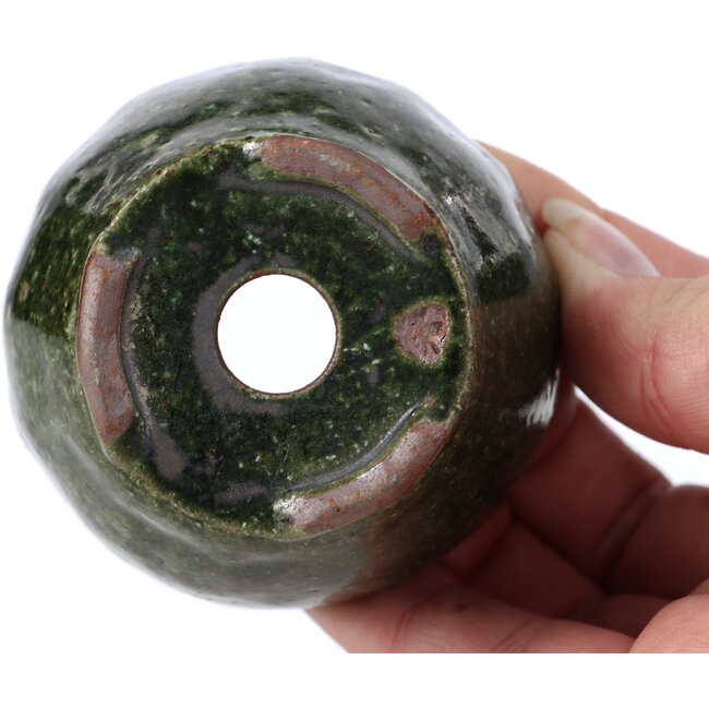 Pot à bonsaï rond vert par Bonsai - 67 x 67 x 45 mm