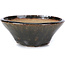 Pot à bonsaï rond vert par Bonsai - 73 x 73 x 32 mm