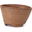 Pot à bonsaï rond marron par Bonsai - 65 x 65 x 35 mm