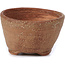 Pot à bonsaï rond marron par Bonsai - 65 x 65 x 35 mm