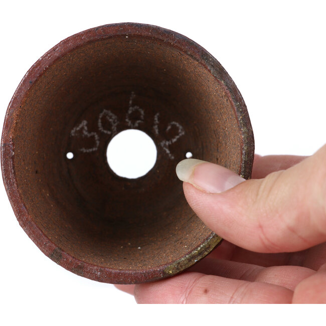 Pot à bonsaï rond marron par Bonsai - 67 x 67 x 43 mm