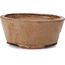 Pot à bonsaï rond beige par Bonsai - 77 x 73 x 33 mm