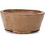 Vaso per bonsai rotondo beige di Bonsai - 77 x 73 x 33 mm