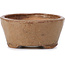 Ronde beige bonsaipot van Bonsai - 77 x 73 x 33 mm