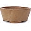 Vaso per bonsai rotondo beige di Bonsai - 77 x 73 x 33 mm