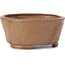 Vaso per bonsai rotondo beige di Bonsai - 77 x 73 x 33 mm