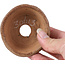 Pot à bonsaï rond beige par Bonsai - 77 x 73 x 33 mm