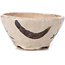 Runde beige Bonsaischale von Bonsai - 69 x 69 x 35 mm