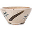 Round beige bonsai pot by Bonsai - 69 x 69 x 35 mm