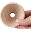 Maceta de bonsái redonda beige de Bonsai - 69 x 69 x 35 mm