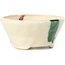 Round beige bonsai pot by Bonsai - 88 x 88 x 40 mm