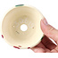 Pot à bonsaï rond beige par Bonsai - 88 x 88 x 40 mm