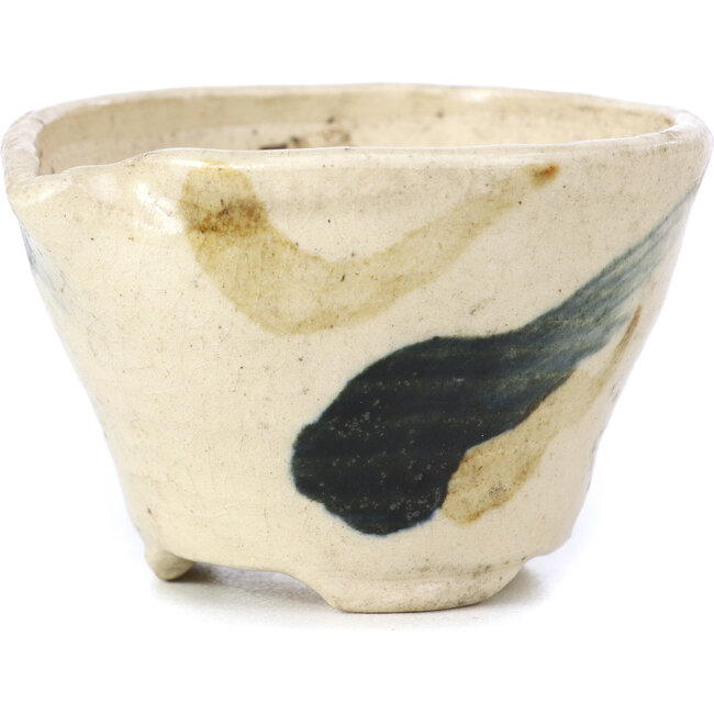 Runde beige Bonsaischale von Bonsai - 65 x 65 x 45 mm