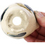 Pot à bonsaï rond beige par Bonsai - 65 x 65 x 45 mm