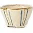 Vaso per bonsai rotondo beige di Bonsai - 65 x 65 x 40 mm