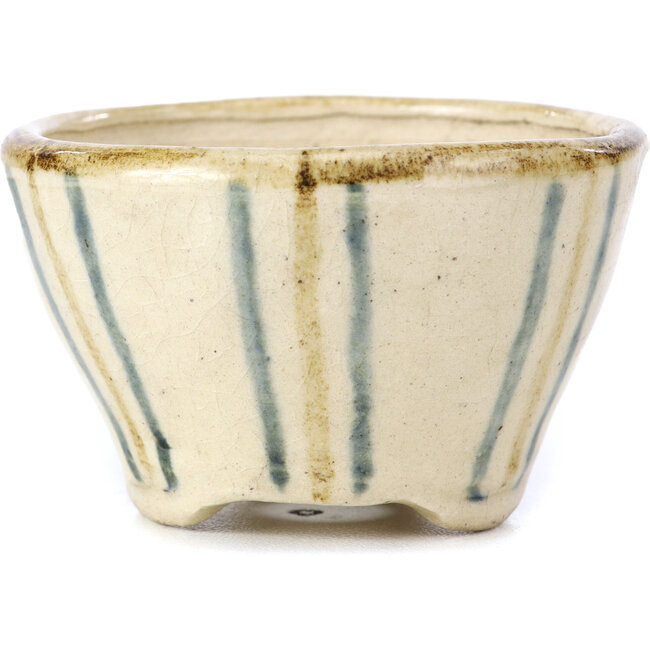 Runde beige Bonsaischale von Bonsai - 65 x 65 x 40 mm