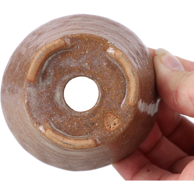 Pot à bonsaï rond lilas par Bonsai - 74 x 74 x 40 mm