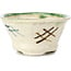 Vaso per bonsai rotondo beige di Bonsai - 72 x 72 x 37 mm