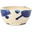 Vaso per bonsai rotondo blu di Bonsai - 85 x 85 x 42 mm