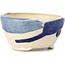 Pot à bonsaï rond bleu par Bonsai - 85 x 85 x 42 mm