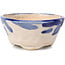 Vaso per bonsai rotondo blu di Bonsai - 85 x 83 x 38 mm