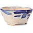 Vaso per bonsai rotondo blu di Bonsai - 85 x 83 x 38 mm