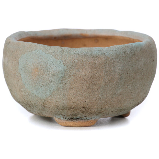 Runde blaue Bonsaischale von Bonsai - 70 x 70 x 36 mm