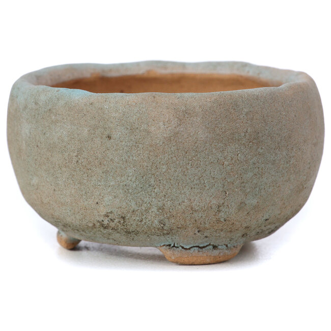 Runde blaue Bonsaischale von Bonsai - 70 x 70 x 36 mm