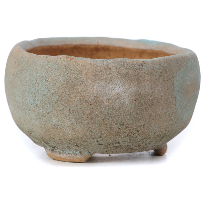 Pot à bonsaï rond bleu par Bonsai - 70 x 70 x 36 mm