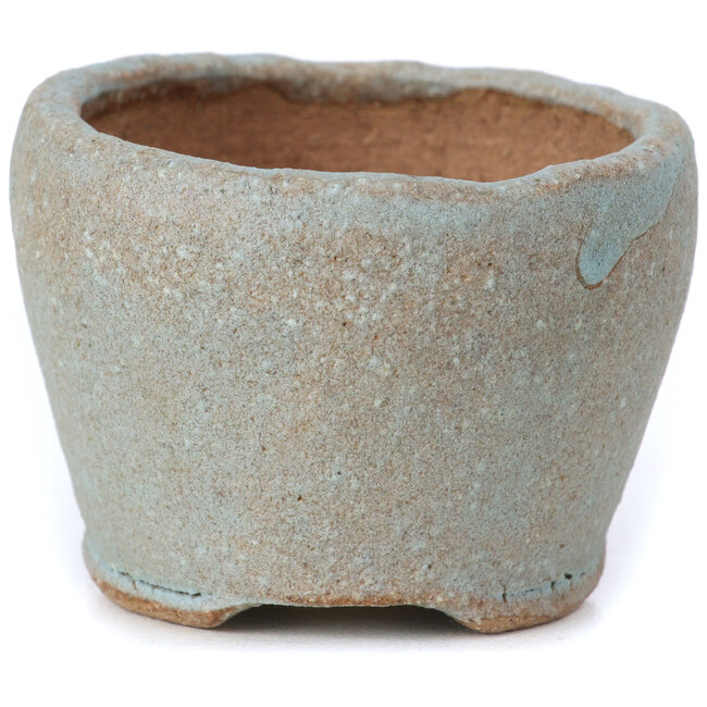 Runde blaue Bonsaischale von Bonsai - 57 x 57 x 40 mm