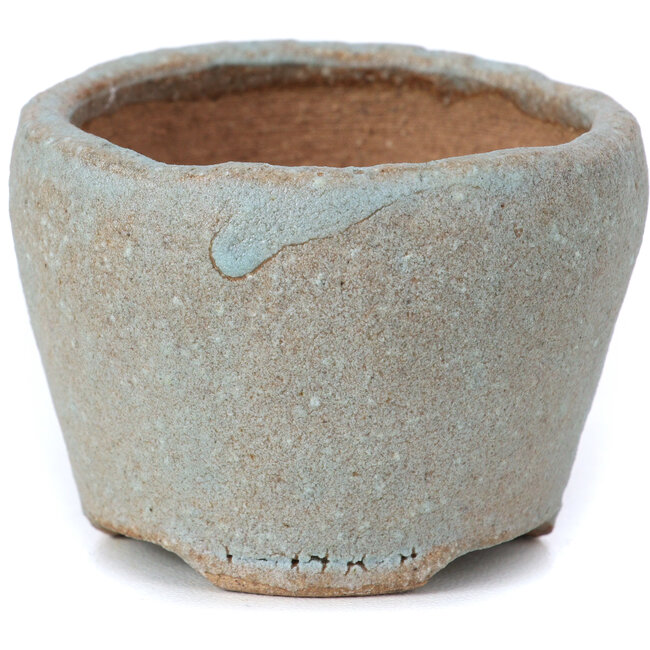 Vaso per bonsai rotondo blu di Bonsai - 57 x 57 x 40 mm