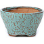 Round blue bonsai pot by Bonsai - 72 x 72 x 40 mm