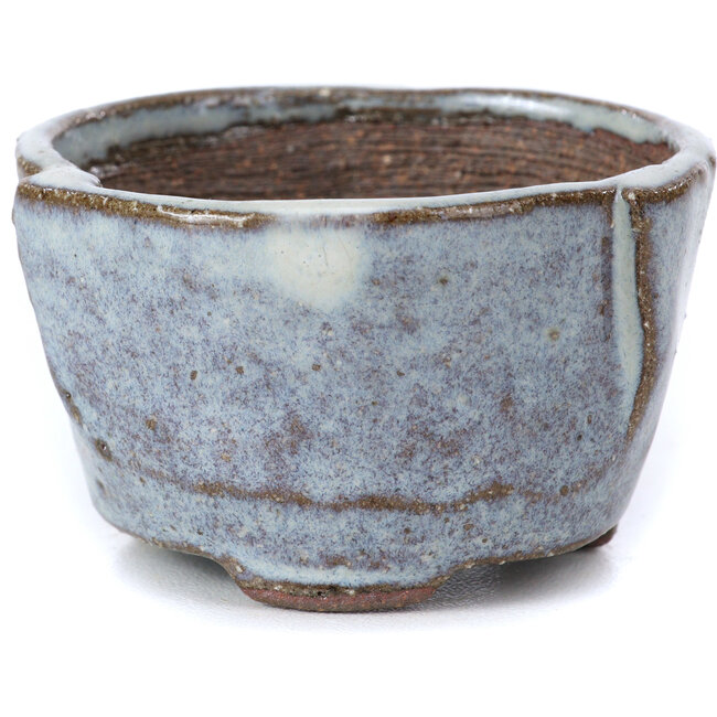 Vaso per bonsai rotondo blu di Bonsai - 58 x 58 x 35 mm