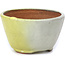 Round grey and yellow bonsai pot by Bonsai - 70 x 70 x 40 mm