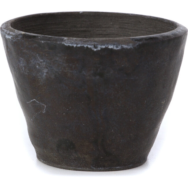 Ronde donkergrijze bonsaipot van Bonsai - 69 x 69 x 52 mm