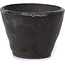 Round dark grey bonsai pot by Bonsai - 69 x 69 x 52 mm