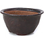 Vaso per bonsai rotondo marrone di Bonsai - 76 x 76 x 43 mm