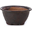 Ronde bruine bonsaipot van Bonsai - 76 x 76 x 43 mm