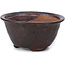 Ronde bruine bonsaipot van Bonsai - 76 x 76 x 43 mm