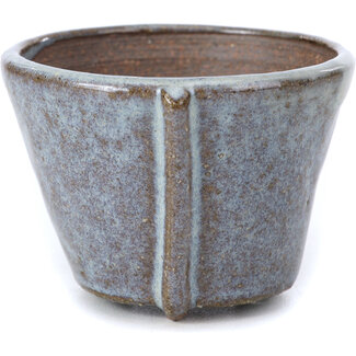 Bonsai 65 mm round blue bonsai pot by Bonsai, Japan