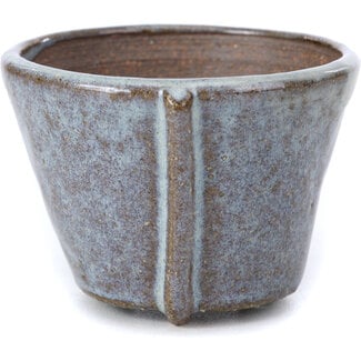 Bonsai Vaso per bonsai rotondo blu da 65 mm di Bonsai, Giappone